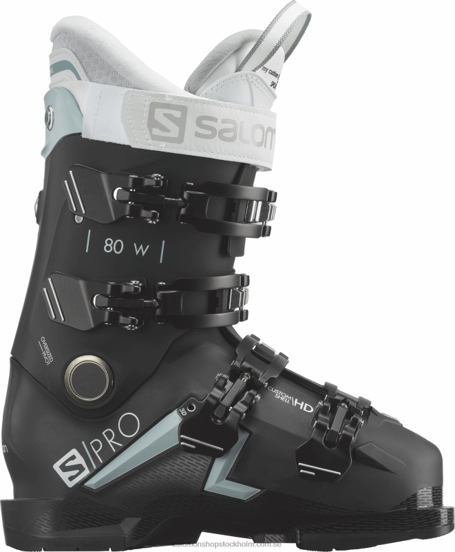 Salomon svart/sterling blå/vit pistkängor dam - s/pro mv 80 cs T82RP1042