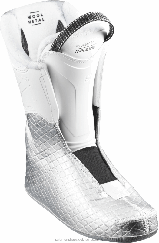 Salomon vit/antracit genomskinlig/burgendy all-mountain stövlar dam - qst access 60 T82RP1041
