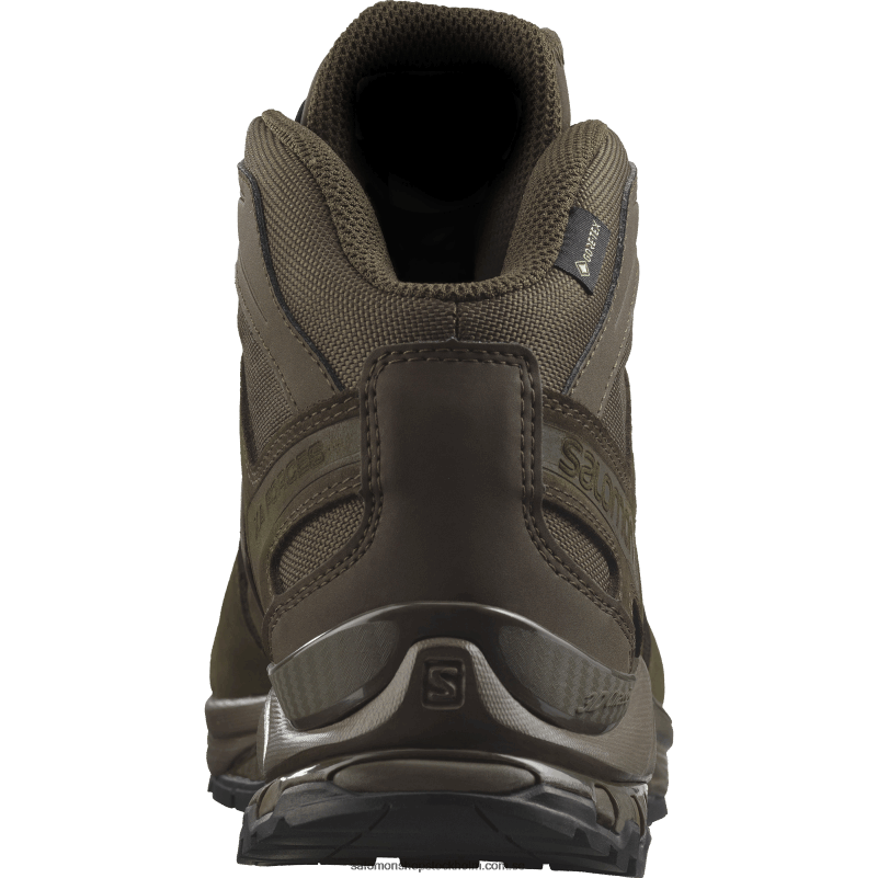 Salomon jordbrun kvinnors styrkor skor - xa forces mid gore-tex sv T82RP818