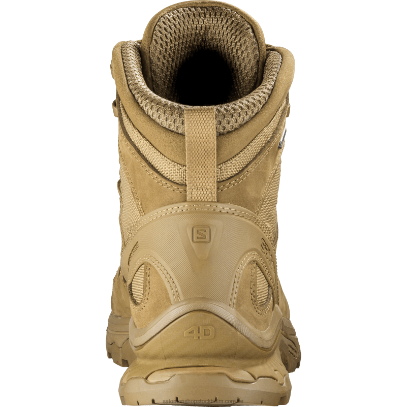 Salomon prärievarg brun kvinnors styrkor skor - quest 4d gore-tex forces 2 T82RP807