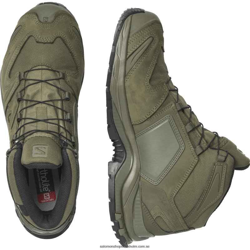 Salomon ranger grön kvinnors styrkor skor - xa forces mid en T82RP828