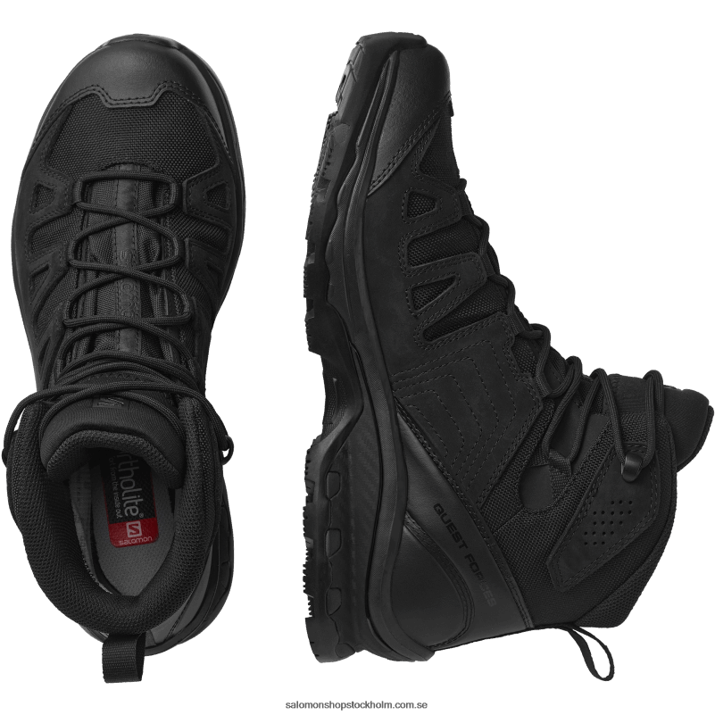 Salomon svart kvinnors styrkor skor - quest prime forces gore-tex sv T82RP810