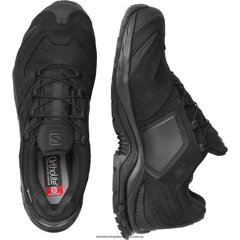 Salomon svart kvinnors styrkor skor - xa forces gore-tex T82RP829