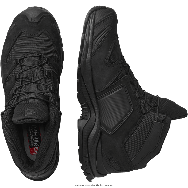 Salomon svart kvinnors styrkor skor - xa forces mid wide en T82RP817