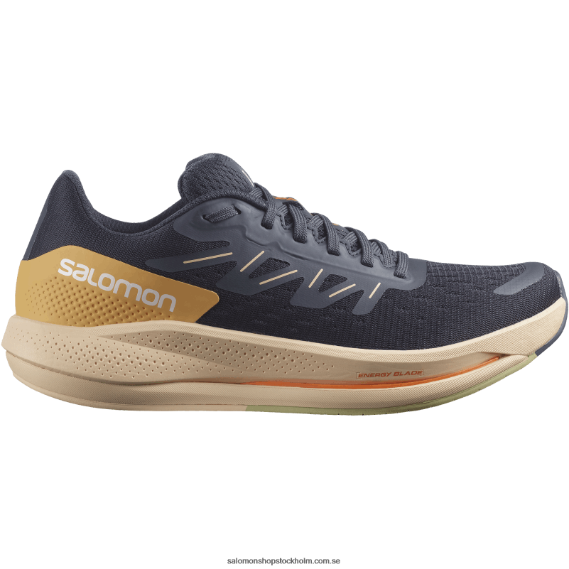 Salomon ebenholts/mandelkräm/purjolök grön löparskor för kvinnor - spectur T82RP749