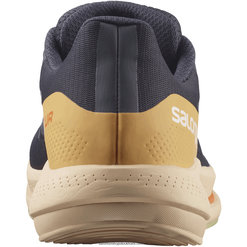 Salomon ebenholts/mandelkräm/purjolök grön löparskor för kvinnor - spectur T82RP749