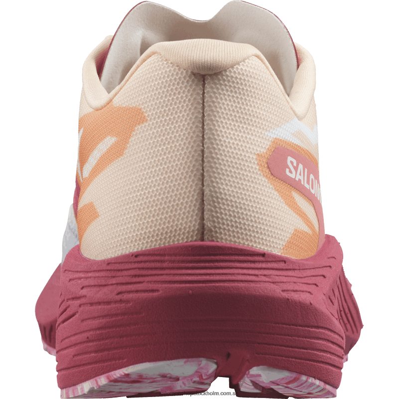 Salomon öm persika/virtuell rosa/vit löparskor dam - aero volt T82RP753