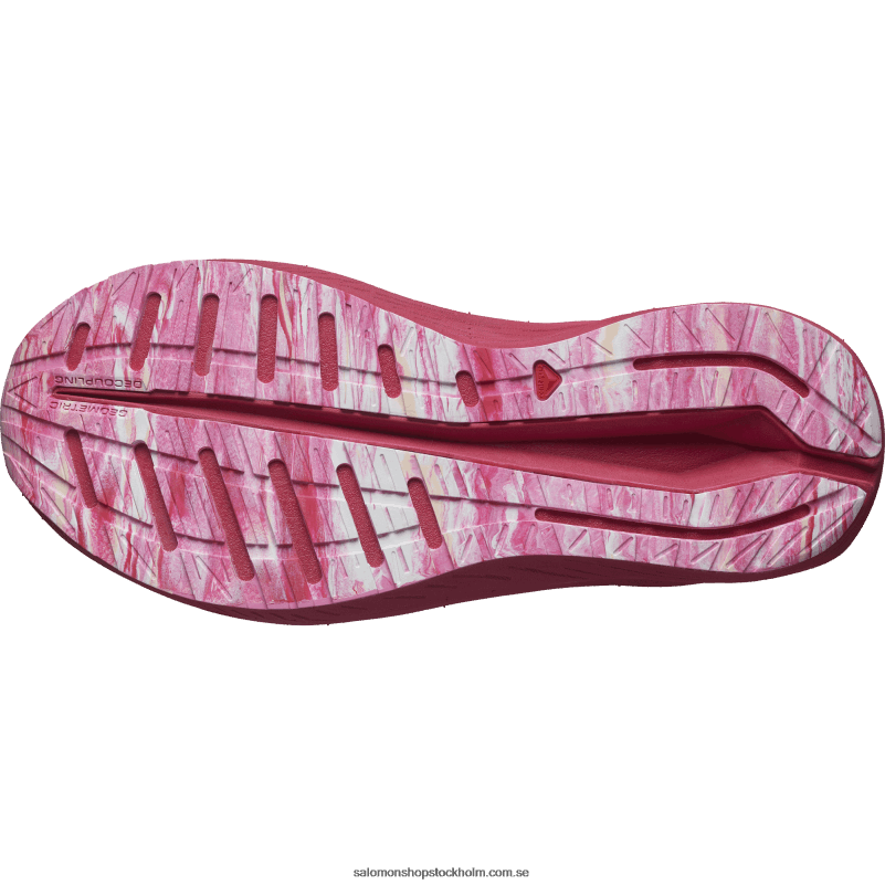 Salomon öm persika/virtuell rosa/vit löparskor dam - aero volt T82RP753