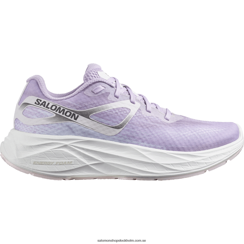 Salomon orkidéblomning/vaggan rosa/vit löparskor för dam - aero glide T82RP1152