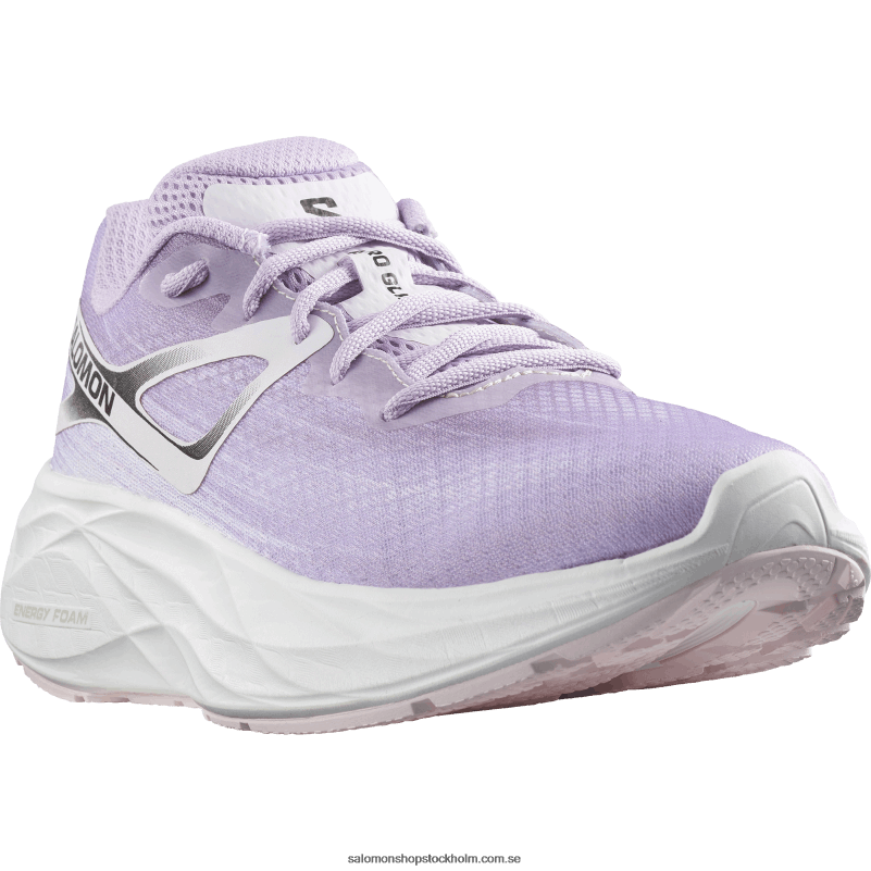 Salomon orkidéblomning/vaggan rosa/vit löparskor för dam - aero glide T82RP1152