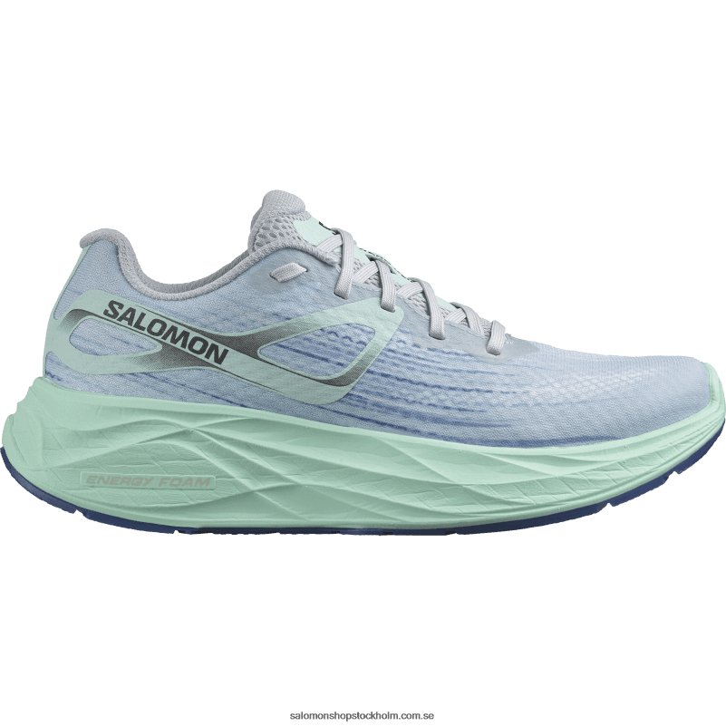 Salomon pärlblå/yucca/klematisblå löparskor för dam - aero glide T82RP1151