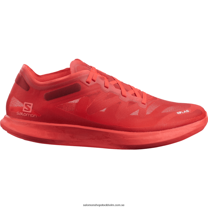 Salomon racing röd löparskor dam - s/lab fantasm T82RP750