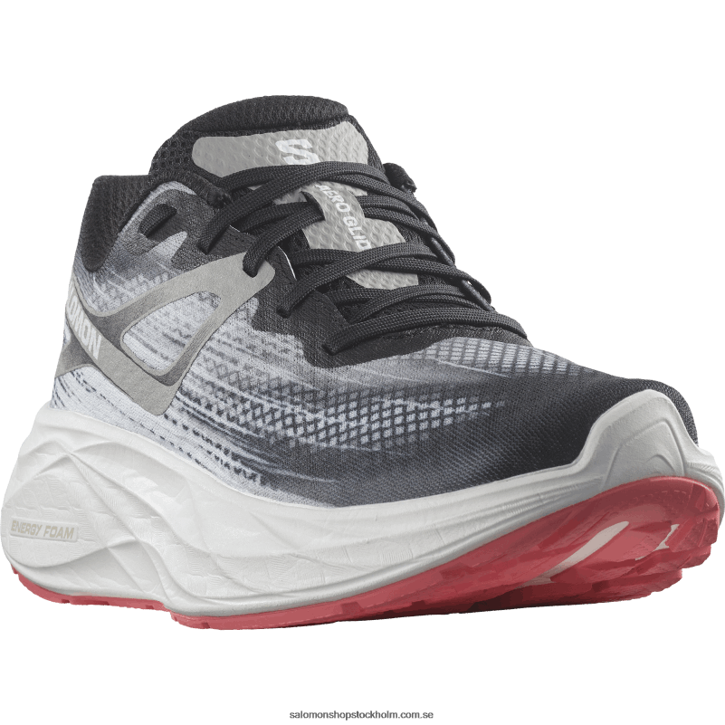 Salomon svart/legering/terosa löparskor för dam - aero glide T82RP1148