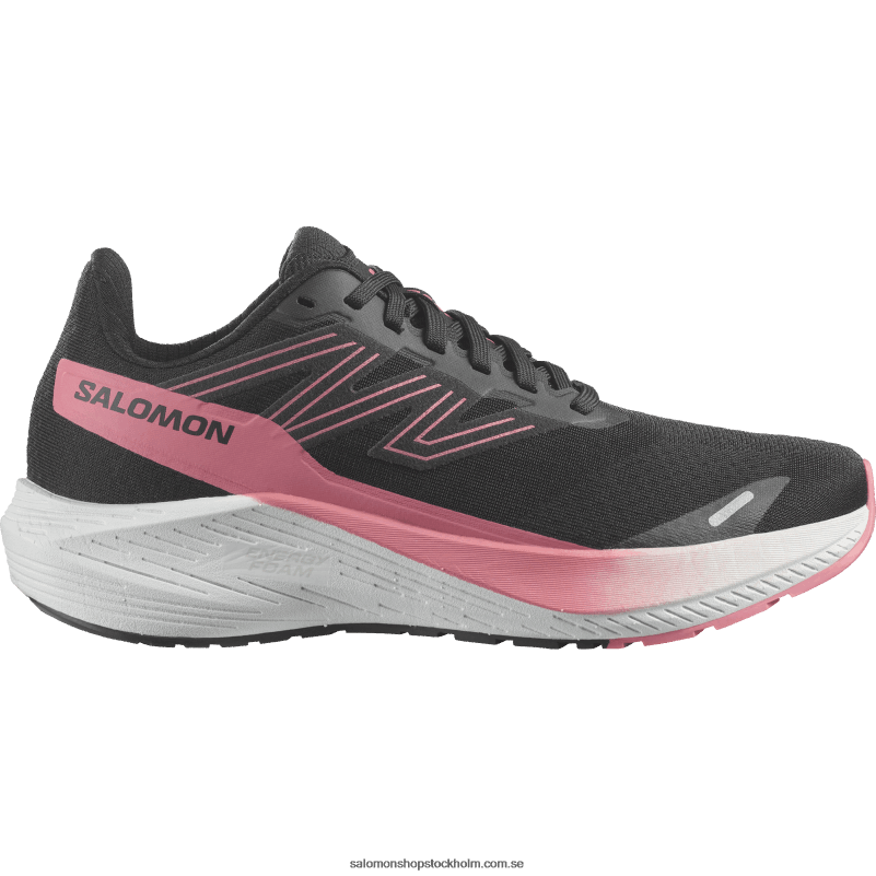 Salomon svart/vit/te ros löparskor för kvinnor - aero blaze T82RP741