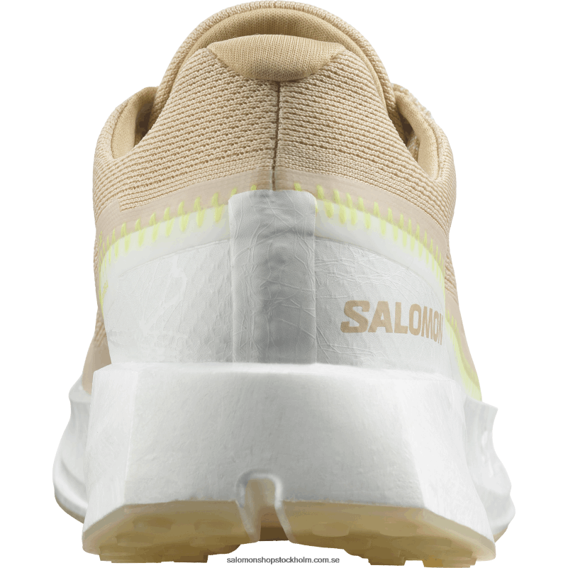 Salomon vit/hasselnöt/säkerhetsgul löparskor för kvinnor - index 02 T82RP745