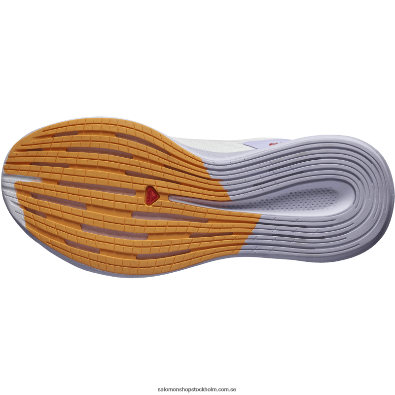 Salomon vit/lila ljung/flammande orange löparskor för kvinnor - spectur T82RP747
