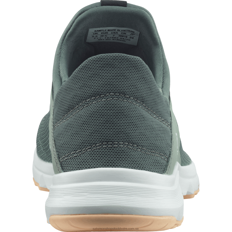 Salomon grön miljö/balsamgrön/mandelkräm damsandaler - amphib fet 2 T82RP791