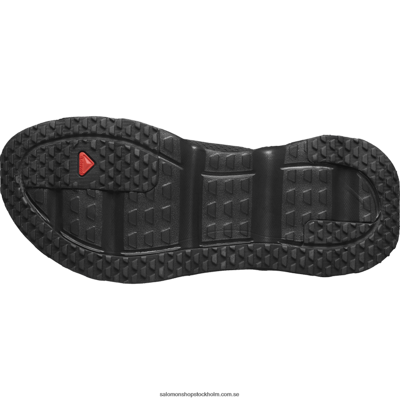 Salomon svart/legering återhämtningsskor för kvinnor - reelax slide 6.0 T82RP1549