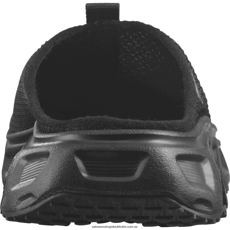 Salomon svart/legering återhämtningsskor för kvinnor - reelax slide 6.0 T82RP1549