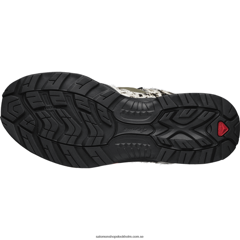 Salomon svart/oliv natt/vibrerande orange sportskor för kvinnor - xt-quest 2 texas den brutna armen T82RP781