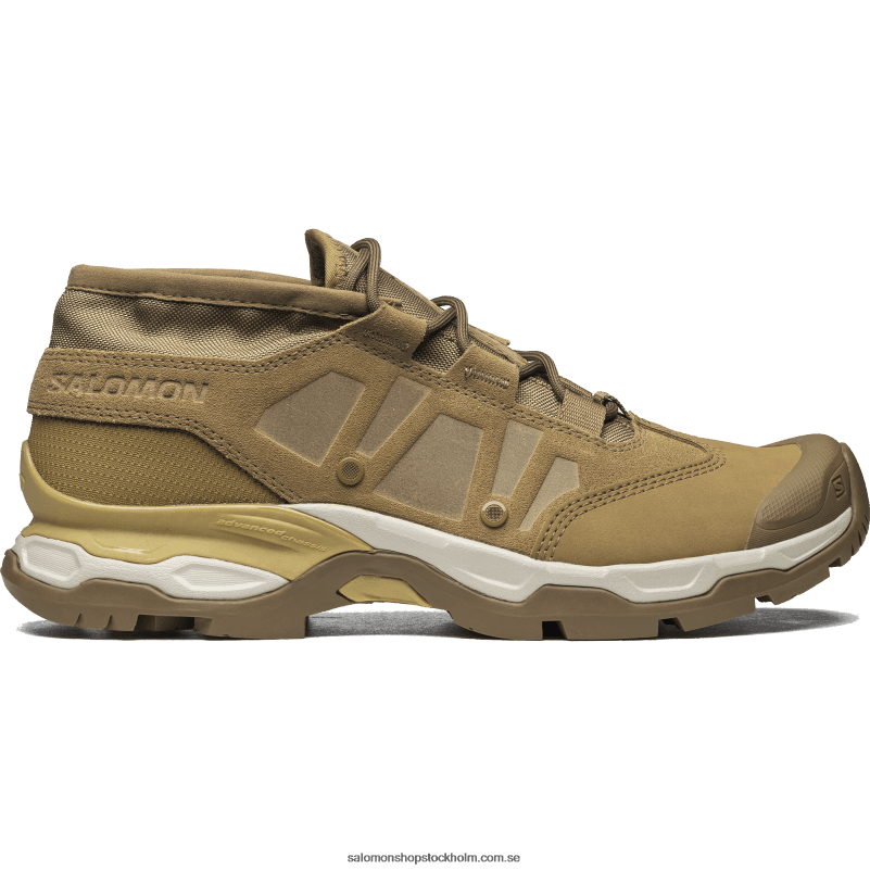 Salomon tråkigt guld/känguru/safari dam sportstyle skor - djungel ultra låg avancerad T82RP768