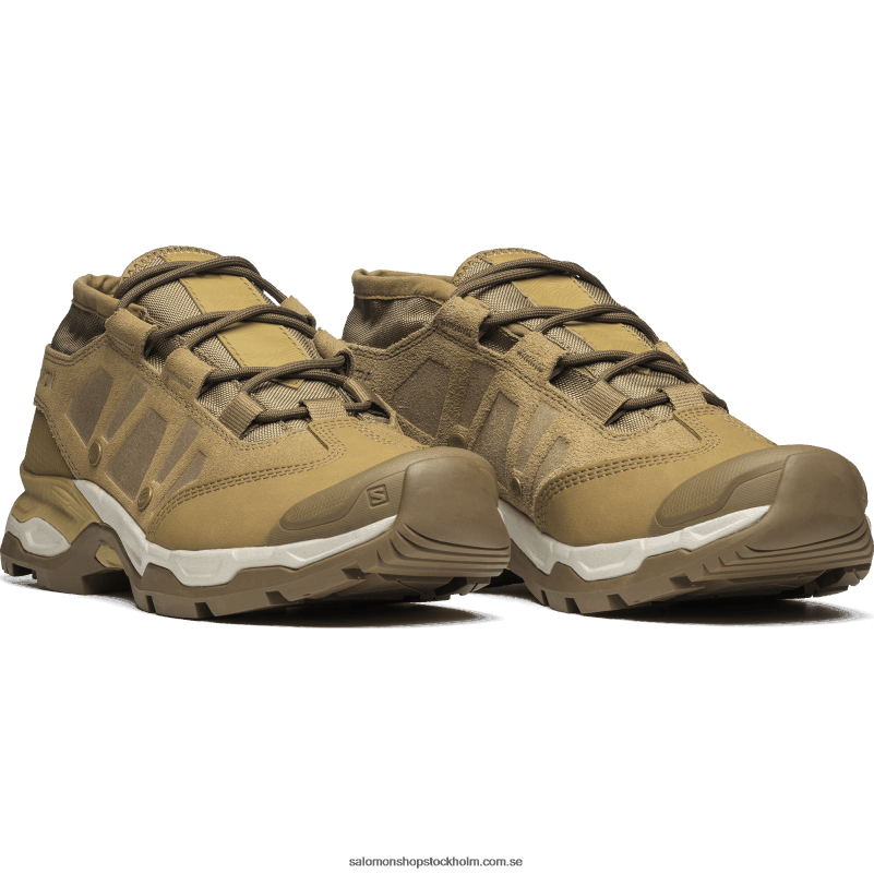 Salomon tråkigt guld/känguru/safari dam sportstyle skor - djungel ultra låg avancerad T82RP768