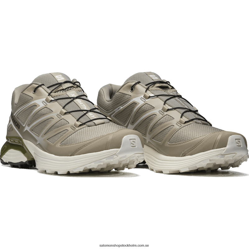 Salomon vintage khaki/vaniljis/mayfly sportskor för kvinnor - xt-pathway T82RP765