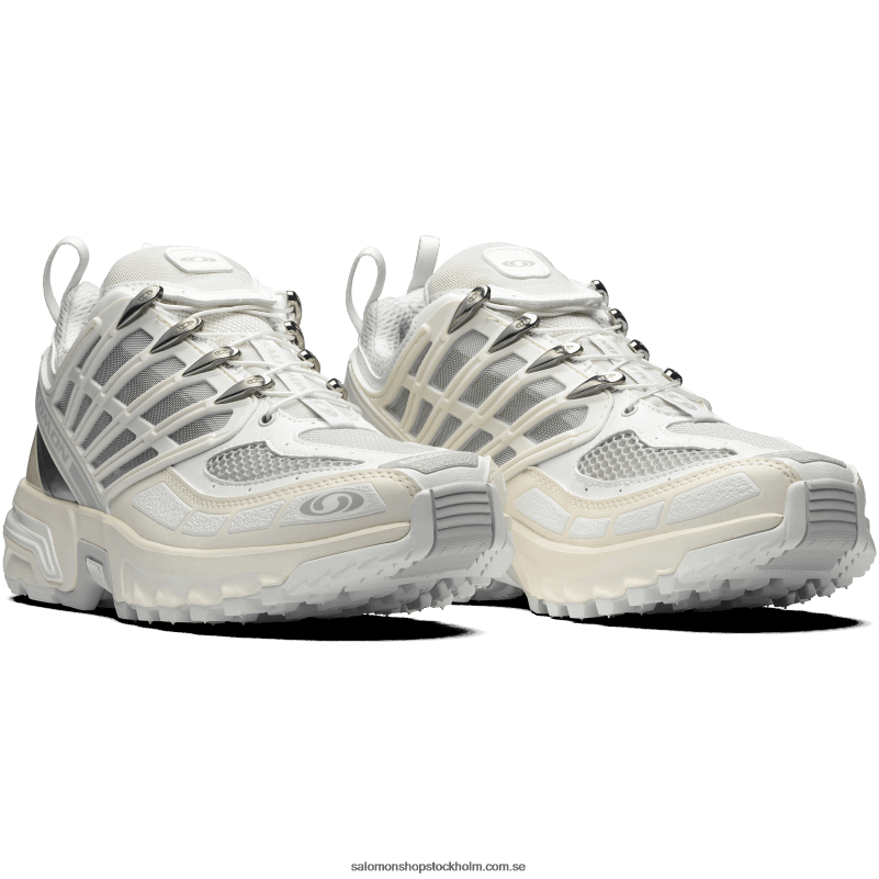 Salomon vit/vaniljis/månsten sportskor för kvinnor - acs pro T82RP762