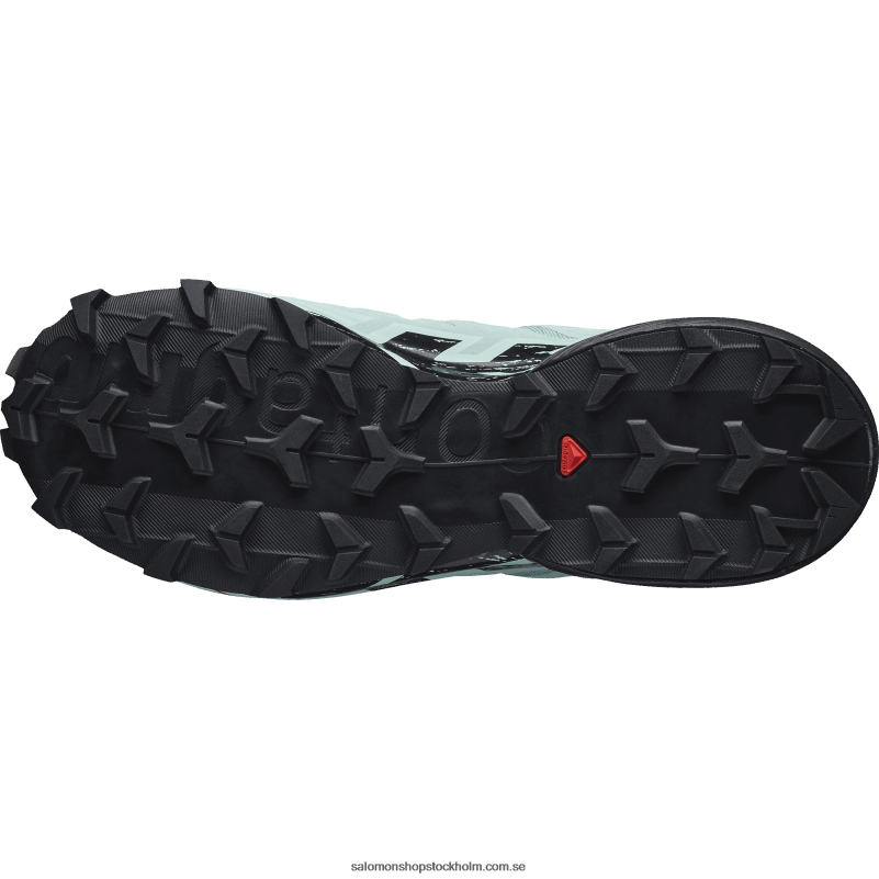 Salomon akvifär/svart/yucca trail löparskor för kvinnor - speedcross 6 gore-tex T82RP1517