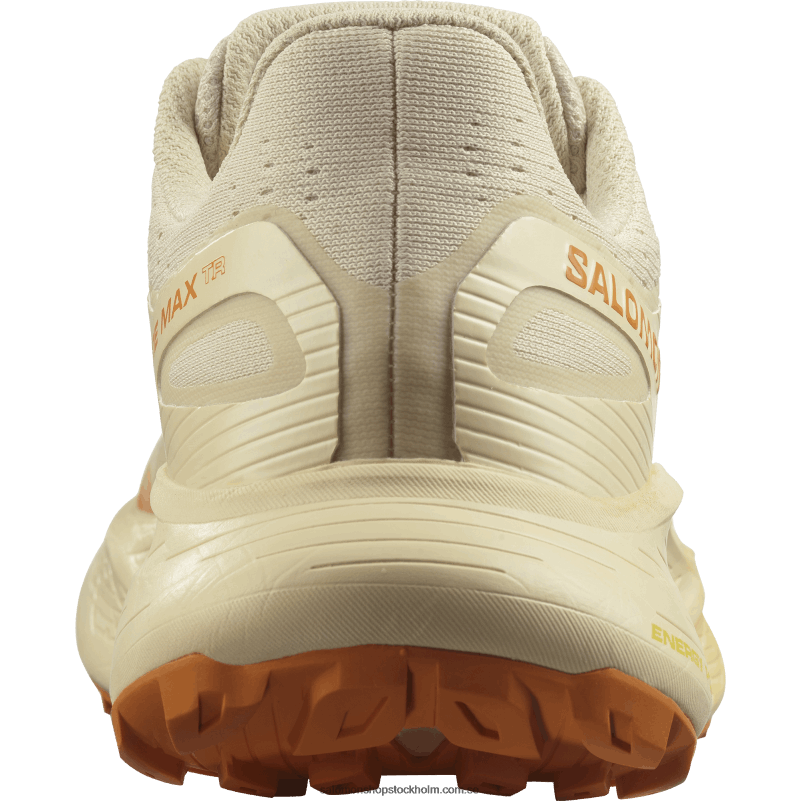 Salomon blekt sand/mör persika/apelsinpeppar trail löparskor dam - glide max tr T82RP1499