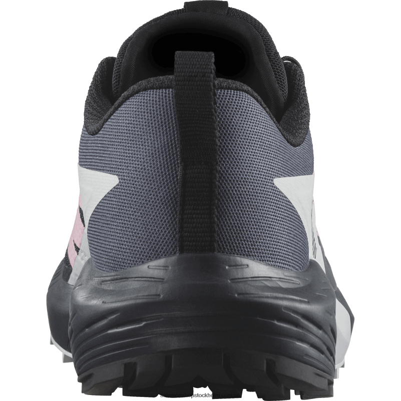 Salomon india bläck/lila dospåse/arctic ice damlöparskor - sense ride 5 T82RP1495