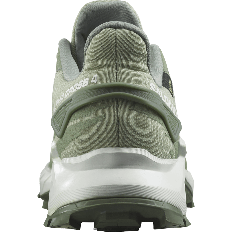 Salomon ökensalvia/vit/lagerkrans löparskor för kvinnor - alphacross 4 gore-tex T82RP1531