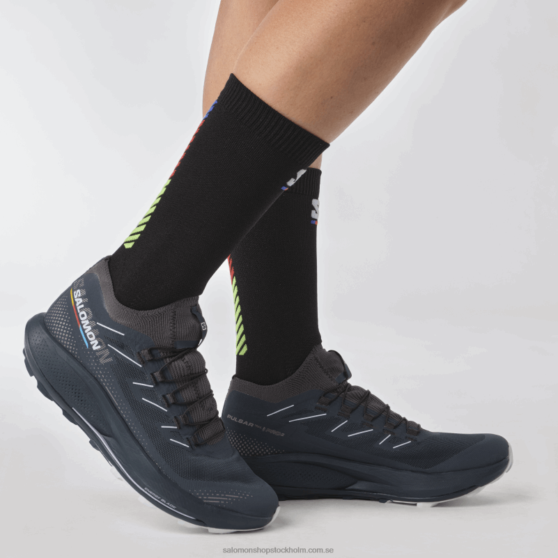Salomon kol/orkidéblomning/arktisk is trail löparskor för kvinnor - pulsar trail pro 2 T82RP1493