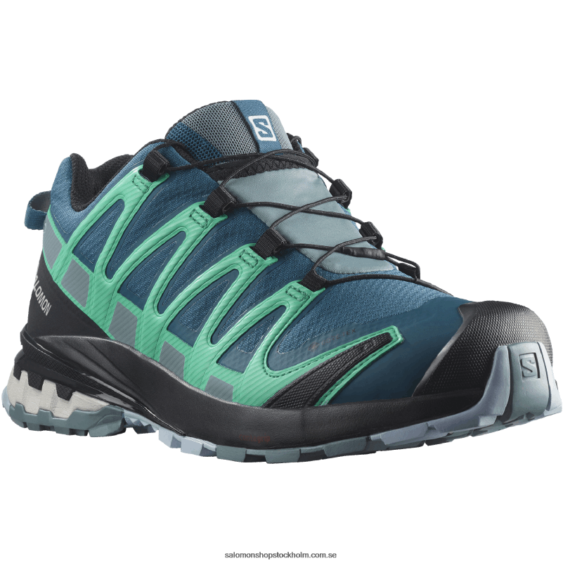 Salomon legion blue/trooper/mint leaf löparskor för dam - xa pro 3d v8 gore-tex T82RP1539