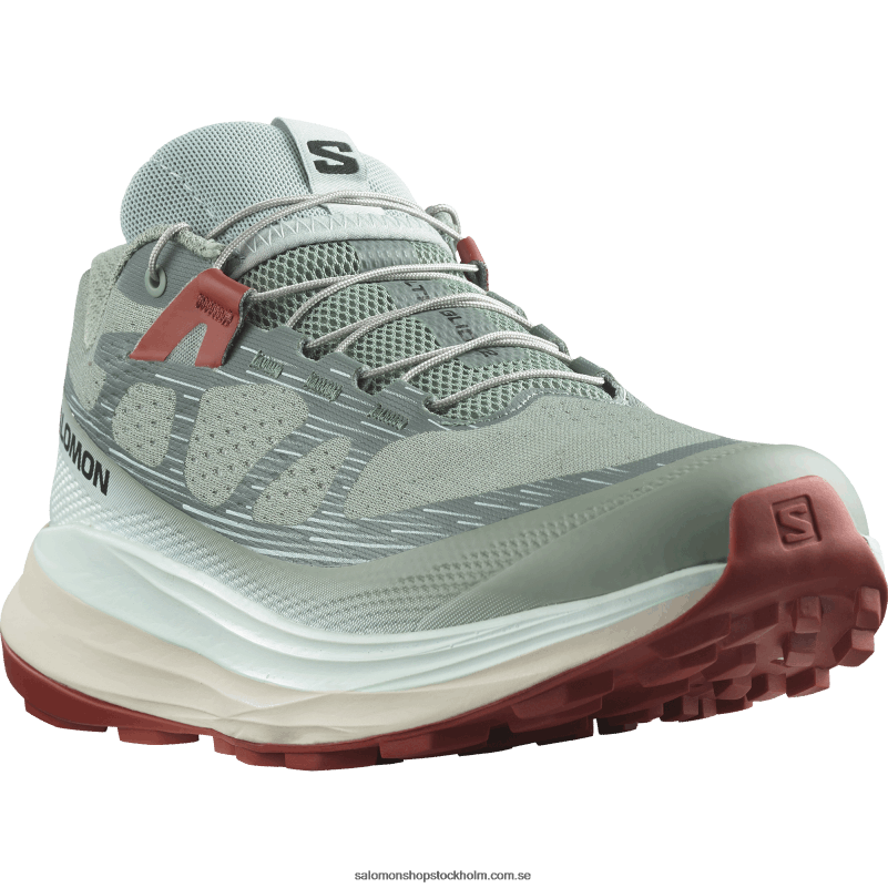 Salomon liljepad/blekt aqua/het sås traillöparskor för dam - ultra glide 2 T82RP1489