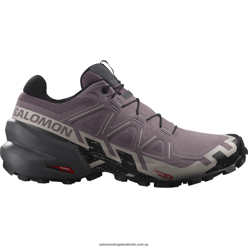 Salomon månlandskap/svart/aska av rosor terrängskor för dam - speedcross 6 T82RP1504