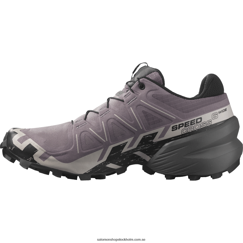 Salomon månlandskap/svart/aska av rosor terrängskor för dam - speedcross 6 bred T82RP1522