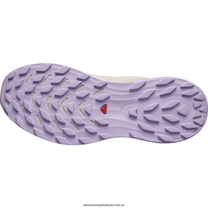 Salomon öm persika/orkidéblomning/vit traillöparskor för dam - ultra glide 2 T82RP1492