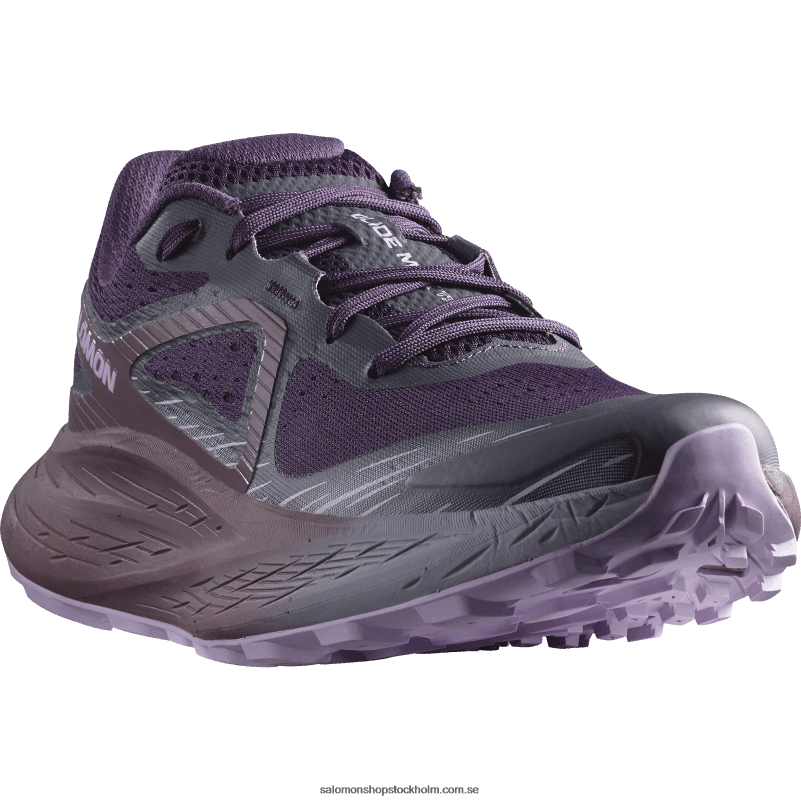 Salomon nattskugga/månlandskap/orkidéblomning trail löparskor dam - glide max tr T82RP1500