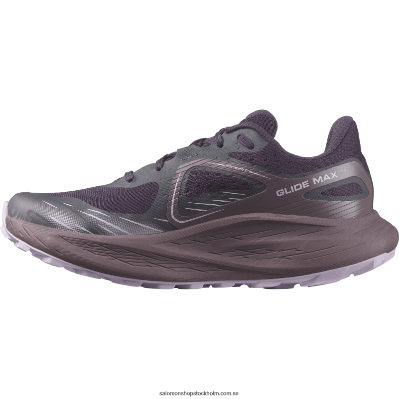 Salomon nattskugga/månlandskap/orkidéblomning trail löparskor dam - glide max tr T82RP1500