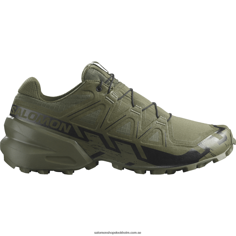 Salomon ranger grön/svart damlöparskor - speedcross 6 forces T82RP803