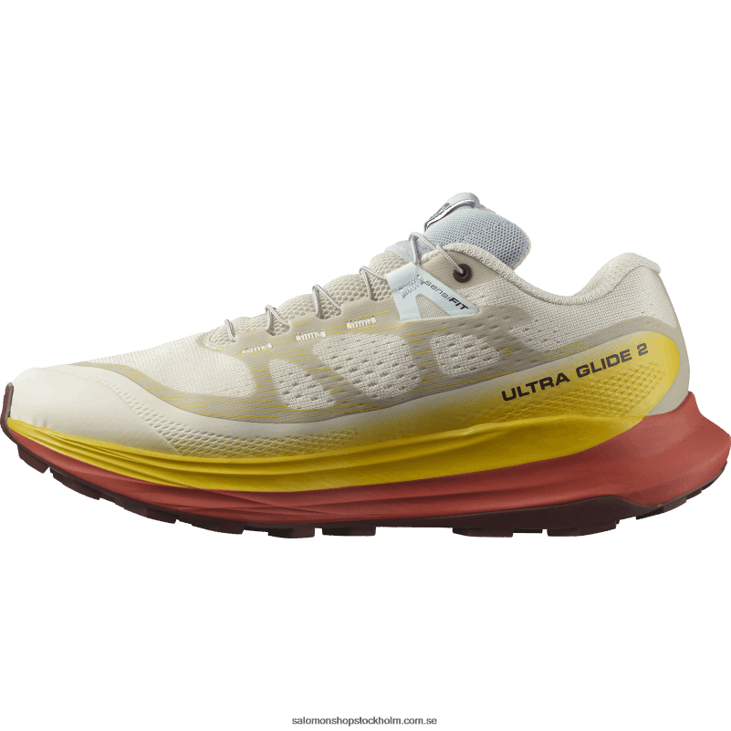 Salomon regnig dag/fresia/het sås traillöparskor för dam - ultra glide 2 T82RP1491