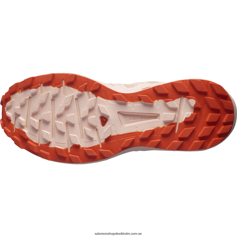 Salomon sirocco/peachy keen/röd orange damlöparskor - sense ride 4 T82RP1536