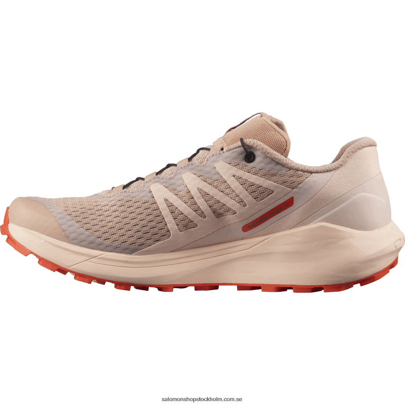 Salomon sirocco/peachy keen/röd orange damlöparskor - sense ride 4 T82RP1536