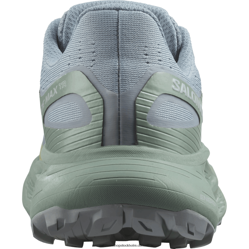 Salomon stenblå/granitgrön/pärlblå trail löparskor dam - glide max tr T82RP1501