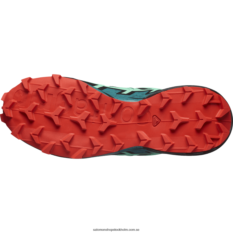 Salomon svart/biscaygrön/eldröd terrängskor för dam - speedcross 6 T82RP1503
