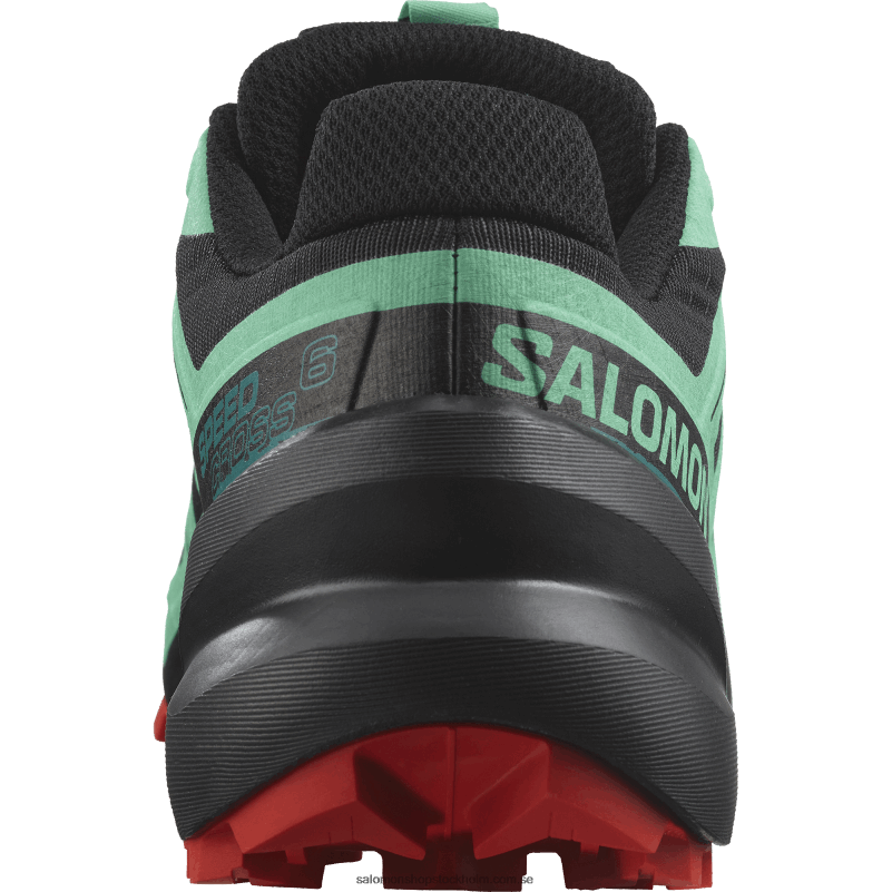 Salomon svart/biscaygrön/eldröd terrängskor för dam - speedcross 6 T82RP1503