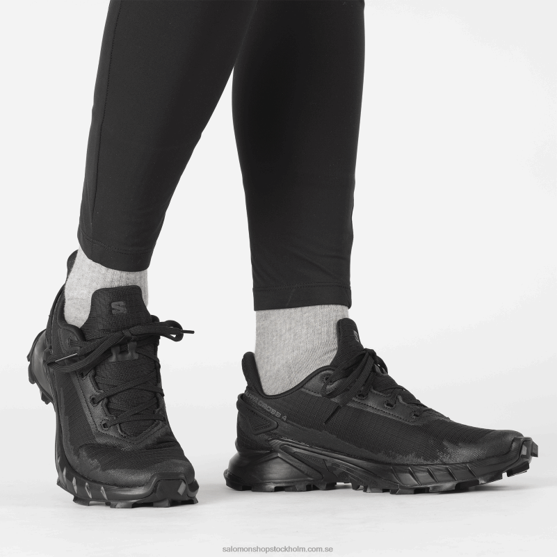 Salomon svart löparskor för kvinnor - alphacross 4 T82RP1540