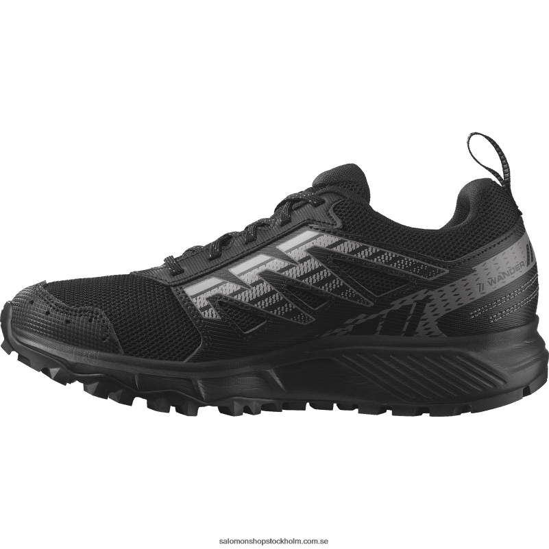 Salomon svart/plommon kattunge/mås löparskor för kvinnor - vandra T82RP1546