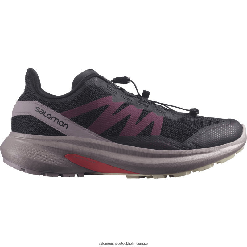 Salomon svart/vaktel/regnig dag damlöparskor för trail - hypuls T82RP1542